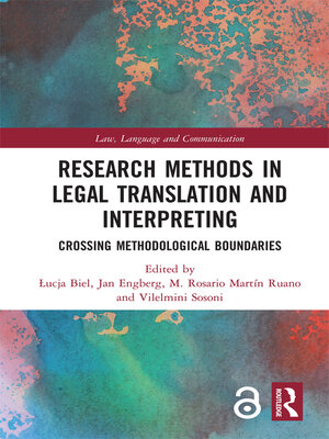 cover image of Research Methods in Legal Translation and Interpreting